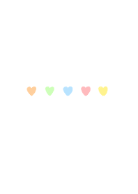 Colorful pastel heart