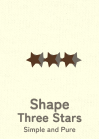 Shape Three Stars  kurocha