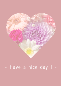 Flowers and hearts. Colorful -13-
