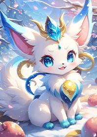 Pink Sakura Ice Magic Spirit Fox_4-3