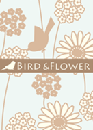 鳥和花/米色 19.v2