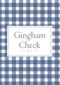 Gingham Check-Navy 23