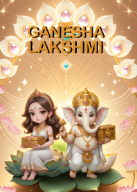 Ganesha&Lakshmi, wealth,money, rich