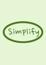Simplify 抹茶牛奶綠