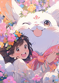 몽환적이고 상냥한 토끼-4