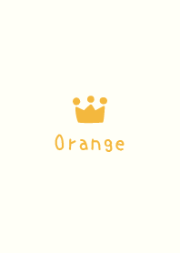 Girls Collection -Crown- Orange