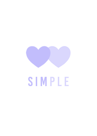 SIMPLE HEART 3 (L) - WHxPASTEL 003