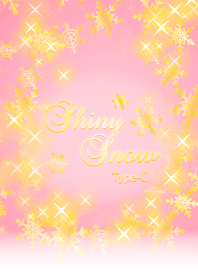 Shiny Snow Type-C Baby pink & Gold