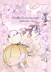 Fluffy long-tailed tit - sakura-