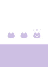 小さな猫(パープル17)