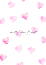 Watercolor Heart -VALENTINE- 3