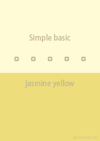 Simple basic ジャスミン イエロー