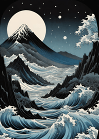 浮世繪山水- 夜 27