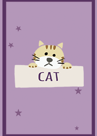 パープル 紫 / ネコ