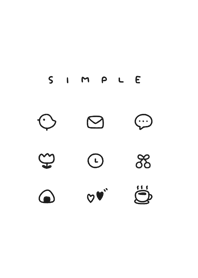 ゆるアイコンの着せ替え。白