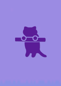 Pictogram of a cat with a stick 1