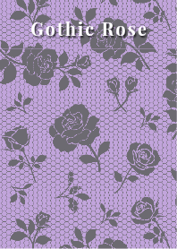Black & Purple Gothic  Rose