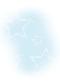 Pixel stars Blue