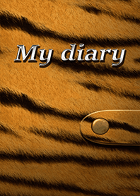 【日記帳】My diary5 虎柄【手帳】