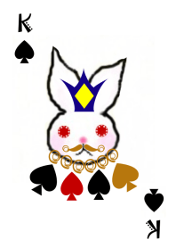 國王兔撲克牌