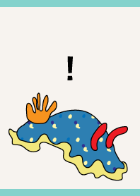 creatures in the sea07 on blue