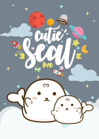 Seal Cutie Galaxy Gray