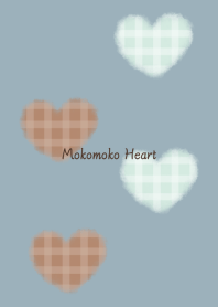 Mokomoko Heart -blue brown- Nordic 2