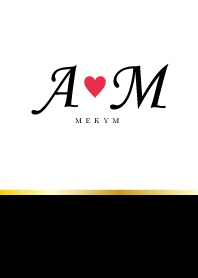 LOVE-INITIAL A&M イニシャル 7