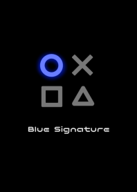 Blue Signature