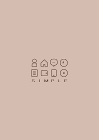 SIMPLE(beige brown)V.1069b