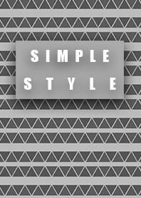 Simple style triangle light gray