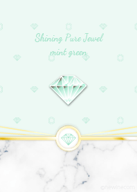 Shining Pure Jewel mint green
