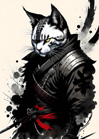 水墨猫武士 DD9688