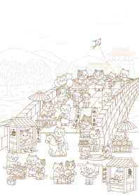 แมวในภาพวาดโบราณ_เวอร์ชั่นขาวดำ7