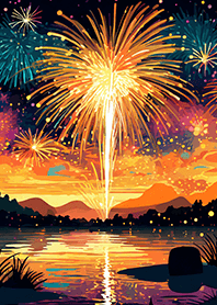 Beautiful Fireworks Theme#673