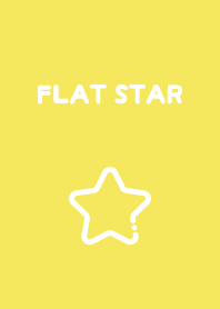 FLAT STAR - Sulphur Yellow
