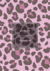 simple leopard : pink beige WV
