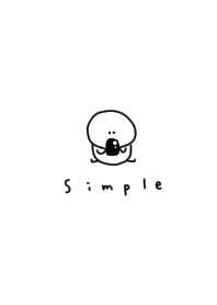 Simple x stick figure. Loose.