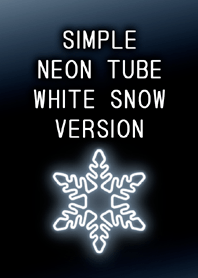 SIMPLE NEON TUBE WHITE SNOW VERSION