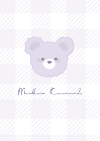 MOKO KUMA 2  #Plaid #lavender