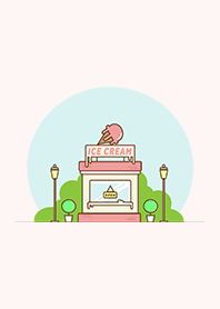 ICE CREAM SHOP.