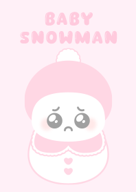 snowman baby [pink]