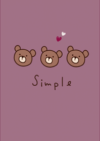 Simple cute bear.10.
