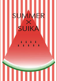 Stripe & Fruit-Watermelon@summer