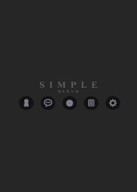 SIMPLE -MATTE BLACK-
