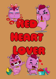 Red Heart Cartoon Lover