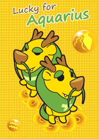 Double Pixiu - Lucky for Aquarius