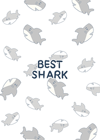 寶貝鯊魚出沒 白