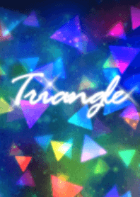 トライアングル×宇宙柄