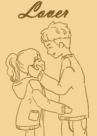 Couple-l love you(Cream)